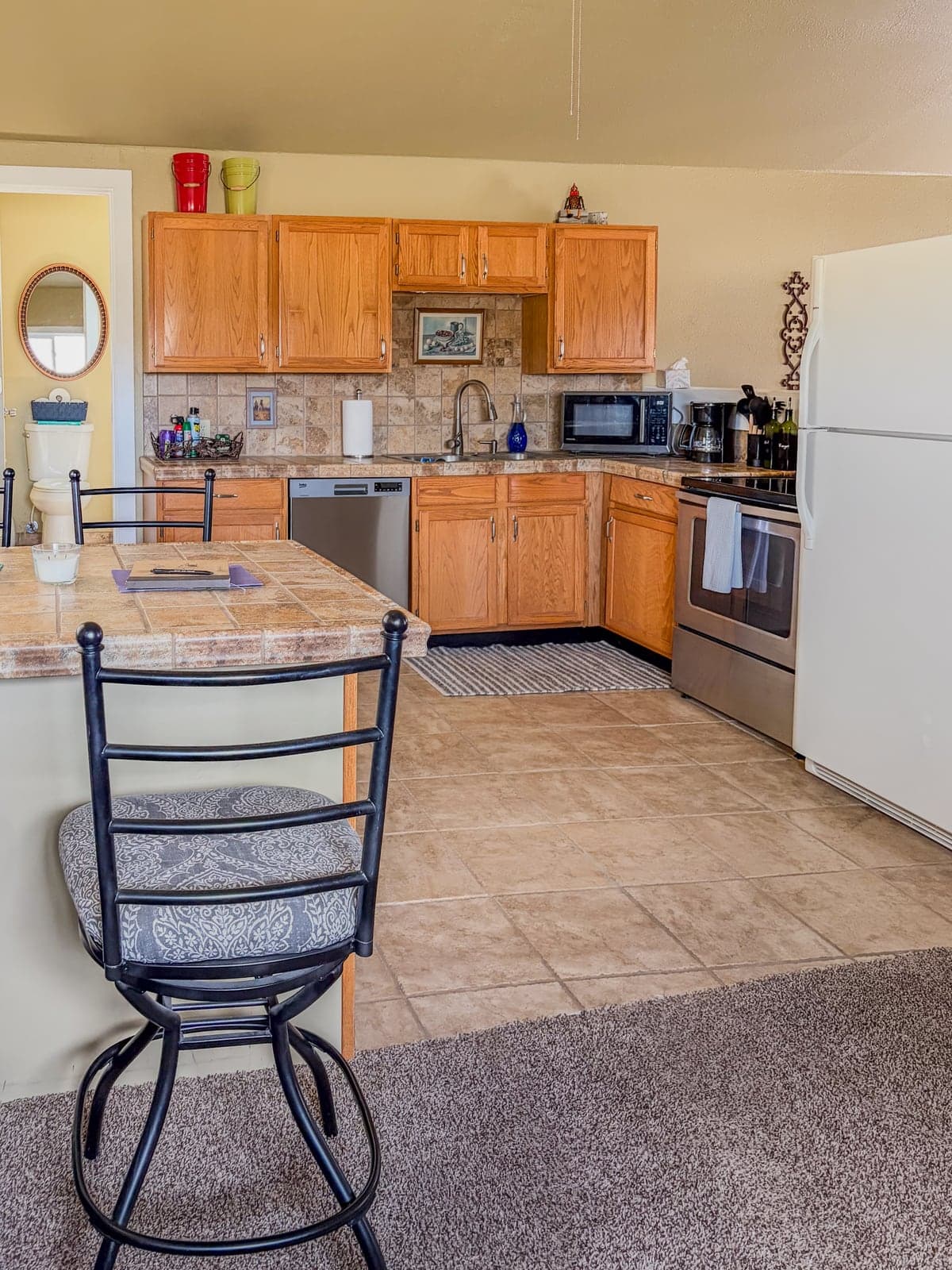 Full kitchen inside The Cottage